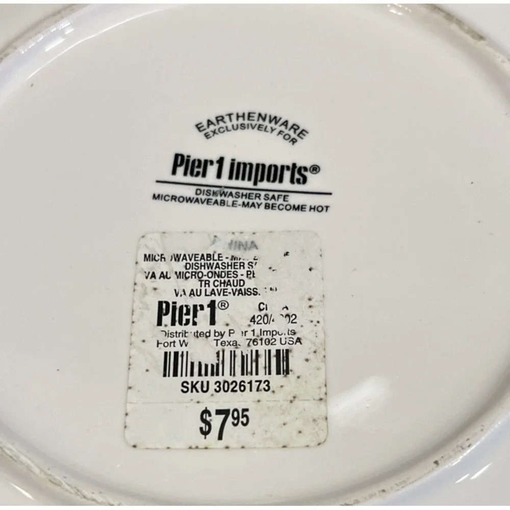 Pier 1 Imports Sandpiper Bird Salad Plate 8